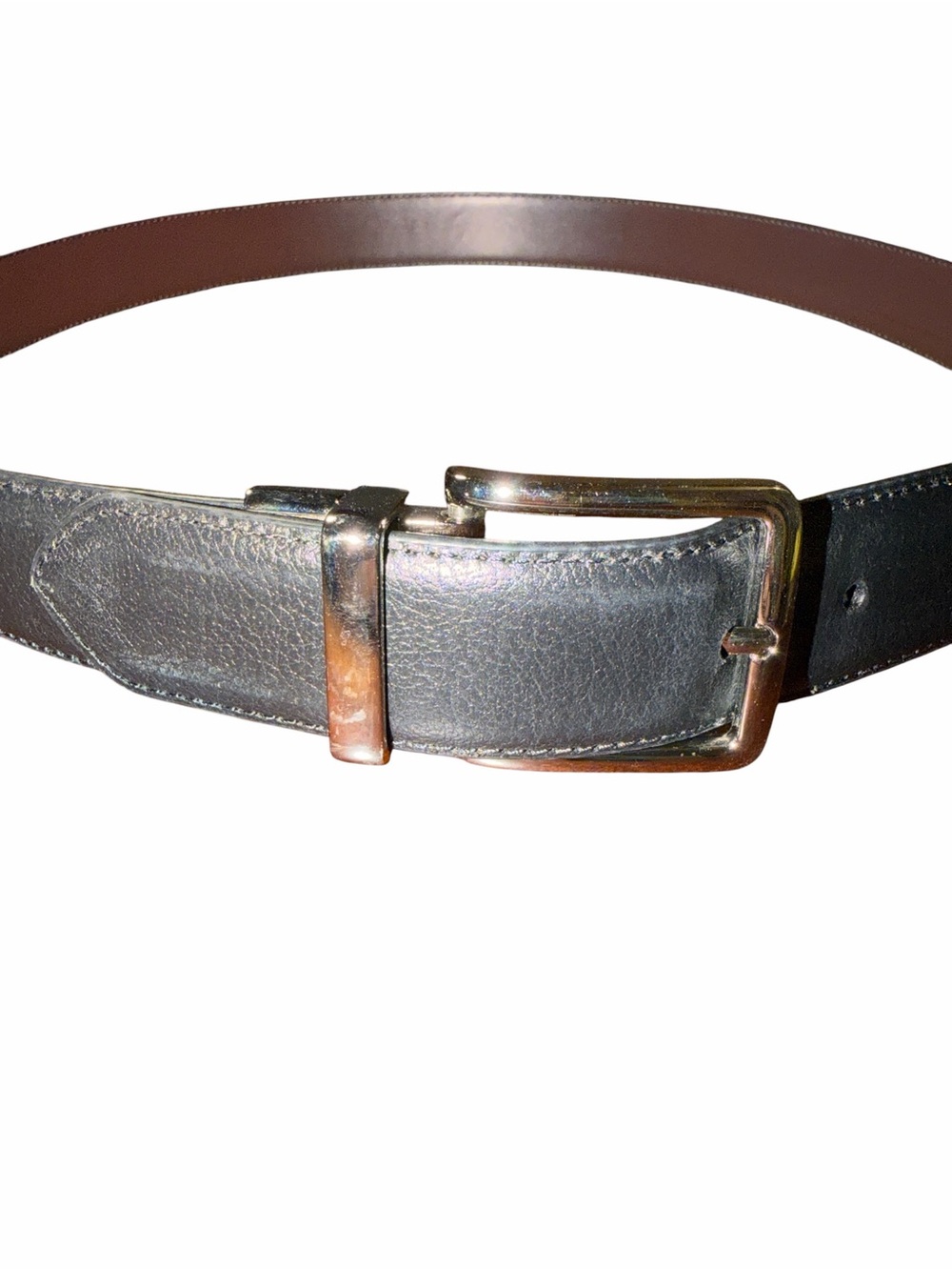Cole Haan Men's Classic Reversible Brown/Black Leather Belt 36 waist